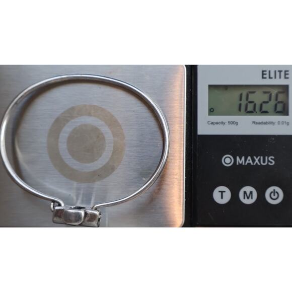 Retired James Avery Sterling Silver St Teresa Cross Hook On Bracelet 16.26G /7in - Picture 5 of 5